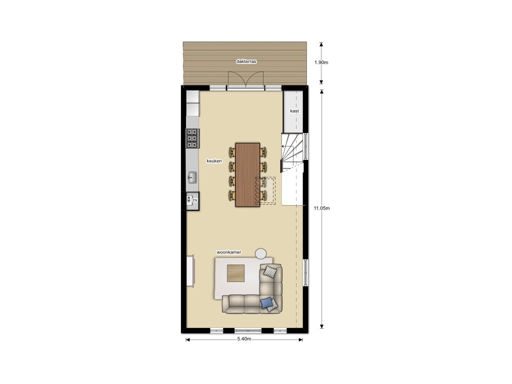 mediumsize floorplan
