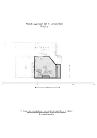 Albert Cuypstraat 254A, 1073 BP Amsterdam - Albert cuypstraat 254-A - Amsterdam - Berging - 2D.jpg