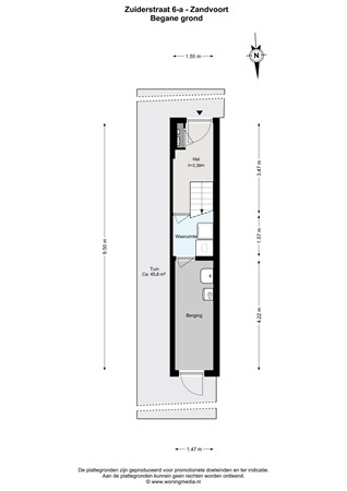 Zuiderstraat 6A, 2042 GB Zandvoort - Zuiderstraat 6-a - Zandvoort - Begane_grond - 2D.jpg