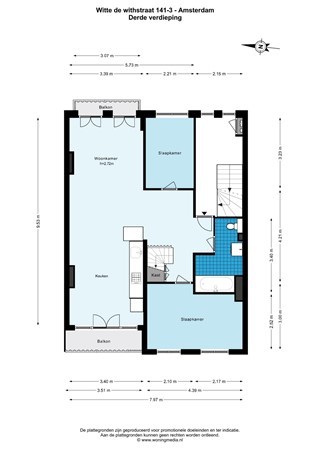 Witte de Withstraat 141-3, 1057 XS Amsterdam - 