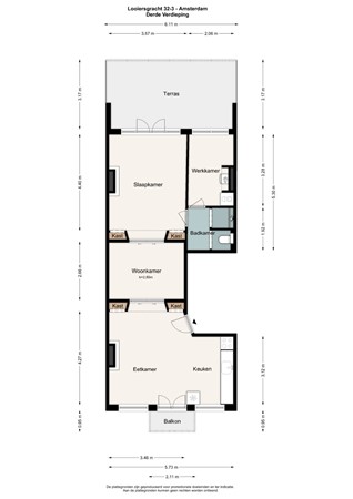Looiersgracht 32-3, 1016 VS Amsterdam - 