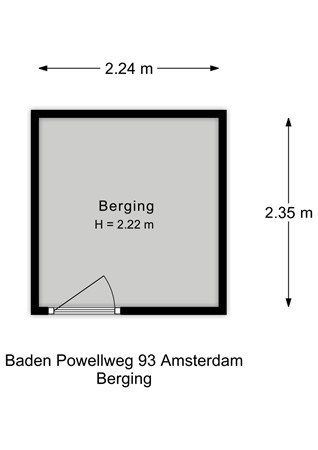 Baden Powellweg 93, 1069 LD Amsterdam - Baden Powellweg 93_Berging.jpg
