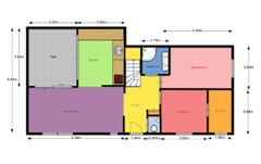 For rent: Turnhoutplantsoen 27, 1066 NP Amsterdam