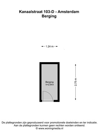 Kanaalstraat 103D, 1054 XC Amsterdam - 