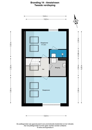 Branding 14, 1186 DH Amstelveen - Branding 14 - Amstelveen - 2e_verdieping - 2D.jpg