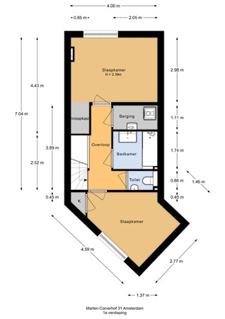 Marten Corverhof 31, 1065 TH Amsterdam - 