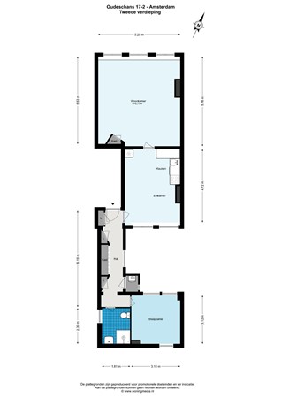 Oudeschans 17-2, 1011 KR Amsterdam - Oudeschans 17-2 - Amsterdam - 2e_verdieping - 2D.jpg