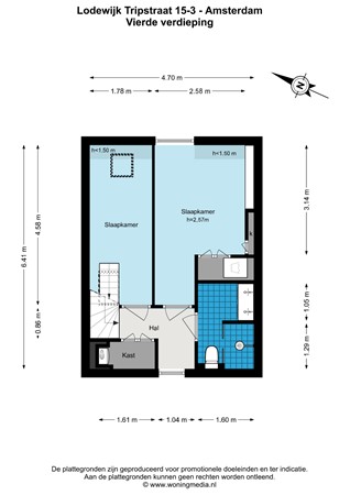 Lodewijk Tripstraat 15-3, 1052 ER Amsterdam - Lodewijk Tripstraat 15-3 - Amsterdam - 4e_verdieping - 2D.jpg