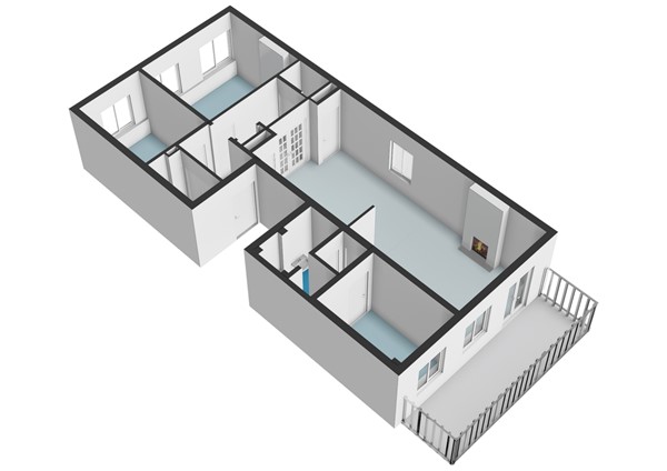 Tweede Jan van der Heijdenstraat 92-2, 1074 XZ Amsterdam - Tweede Jan van der Heijdenstraat 92-2 - Amsterdam - 2e_verdieping - 3D  _2.jpg