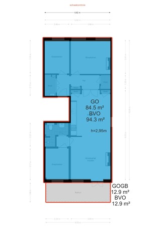 Tweede Jan van der Heijdenstraat 92-2, 1074 XZ Amsterdam - Tweede Jan van der Heijdenstraat 92-2 - Amsterdam - NEN plattegrond - 2D.jpg