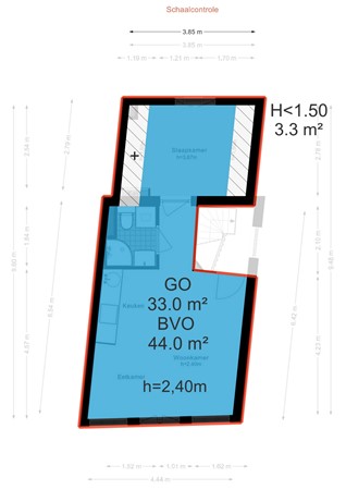 Keizersgracht 463F, 1017 DK Amsterdam - Keizersgracht 463-F - Amsterdam - NEN plattegrond - 2D.jpg