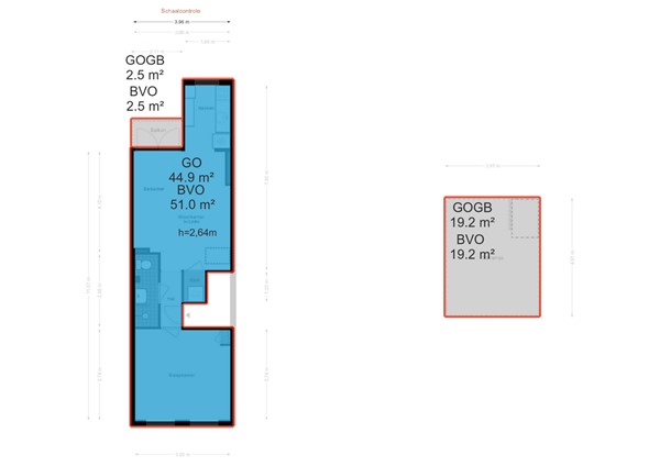 Kinkerstraat 278-4, 1053 GB Amsterdam - Kinkerstraat 278-4 - Amsterdam - NEN plattegrond - 2D.jpg