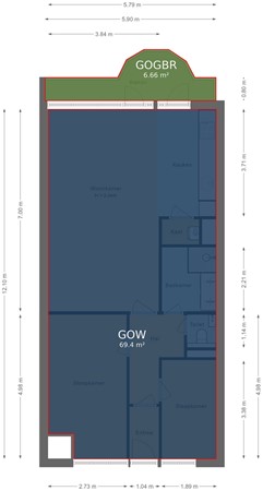 Polderplein 88, 2132 BD Hoofddorp - Appartement - markings.jpg