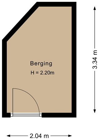 Polderplein 88, 2132 BD Hoofddorp - Berging - 2D.jpg