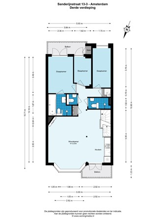 Sanderijnstraat 13-3, 1055 BM Amsterdam - 