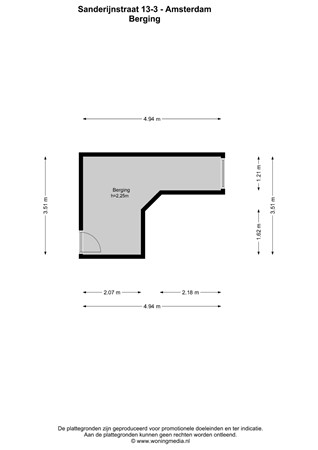 Sanderijnstraat 13-3, 1055 BM Amsterdam - 