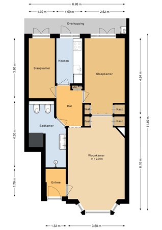 Postjeskade 177H, 1058 DS Amsterdam - Begane grond - 2D.jpg
