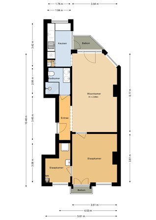Eerste Helmersstraat 57-2, 1054 DB Amsterdam - 