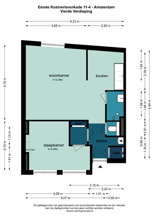 Eerste Kostverlorenkade 11-4, 1052 EM Amsterdam - 