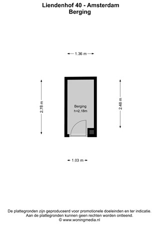Liendenhof 40, 1108 HA Amsterdam - Liendenhof 40 - Amsterdam - Berging - 2D.jpg