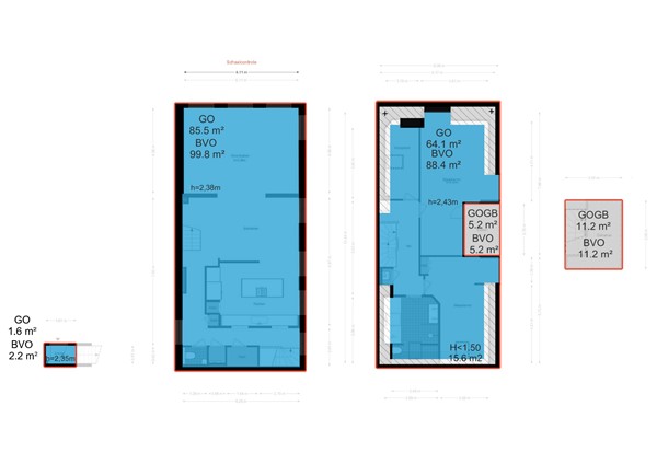 Gerard Doustraat, 1072 VS Amsterdam - Gerard Doustraat 32-A3 - Amsterdam - NEN plattegrond - 2D.jpg