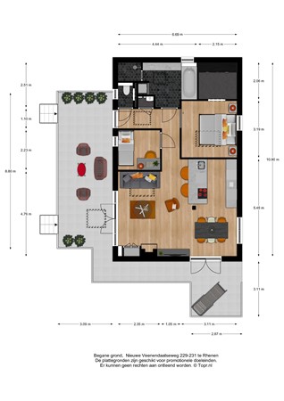 Floorplan - Nieuwe Veenendaalseweg 229-231, 3911 MJ Rhenen