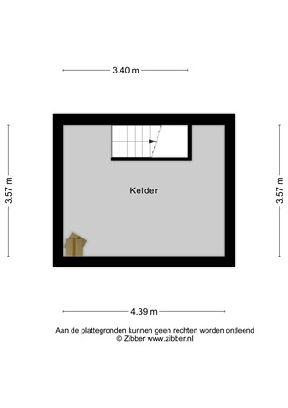 Floorplan - Kerkewijk 191, 3904 JD Veenendaal