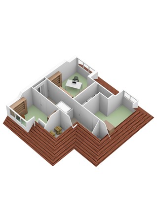 Floorplan - Kerkewijk 191, 3904 JD Veenendaal