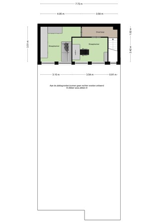 Floorplan - Palinggracht 50, 6642 EG Beuningen