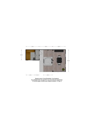 Floorplan - Oude Broekdijk 10, 4041 AR Kesteren