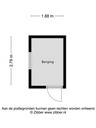 Floorplan - Zuiderkruis 264, 3902 XJ Veenendaal