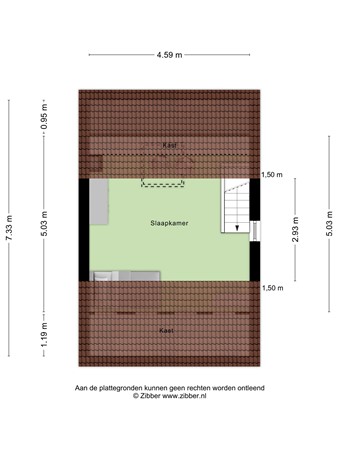 Floorplan - Beatrixstraat 19, 3901 DC Veenendaal