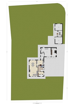 Floorplan - Kapelstraat 14A, 4021 AA Maurik