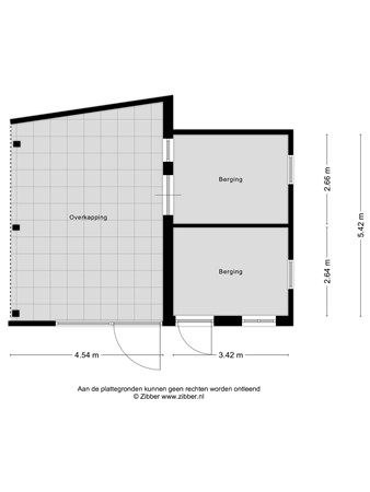 Floorplan - Zandstraat 62, 3905 ED Veenendaal
