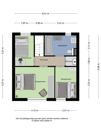 Floorplan - Franjezwam 26, 3903 GA Veenendaal