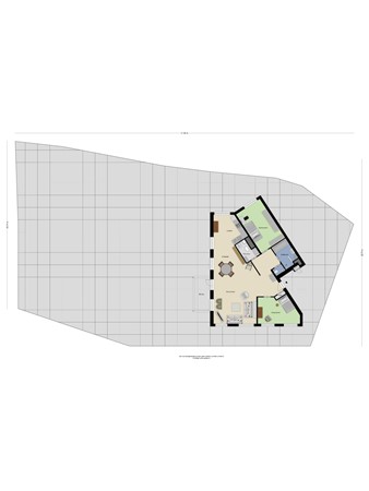 Floorplan - Valleistraat 64C, 3901 RT Veenendaal