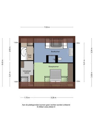 Floorplan - Van Deventerstraat 29, 3911 KH Rhenen