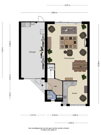 Floorplan - Sterremos 9, 3904 JW Veenendaal