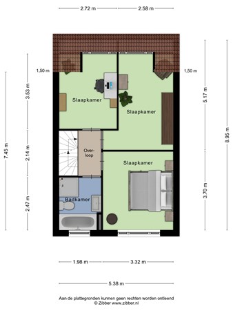 Floorplan - Sterremos 9, 3904 JW Veenendaal