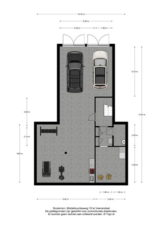 Floorplan - Middelbuurtseweg 15, 3903 LB Veenendaal