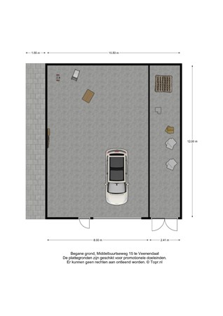 Floorplan - Middelbuurtseweg 15, 3903 LB Veenendaal