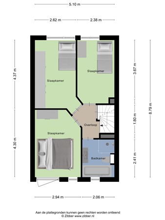 Floorplan - Vijverberg 22, 3911 JP Rhenen