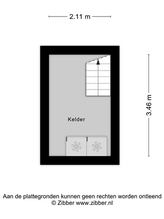 Floorplan - Dijkstraat 151, 3904 DC Veenendaal