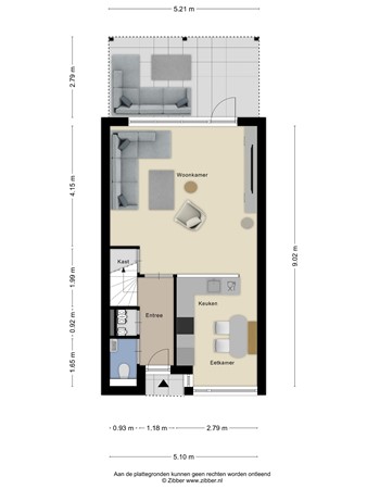 Floorplan - Atalantapark 16, 3905 KG Veenendaal