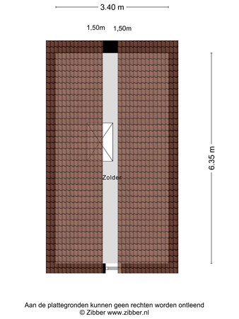 Floorplan - Krouwellaan 5, 3905 JX Veenendaal