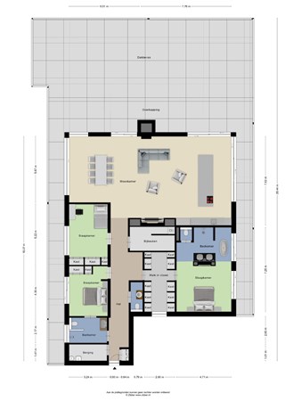 Floorplan - Texelstraat 118, 1181 ES Amstelveen