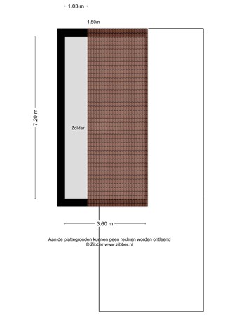 Floorplan - Monte Christolaan 18A, 3903 XJ Veenendaal