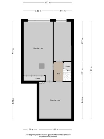 Floorplan - Monte Christolaan 18A, 3903 XJ Veenendaal