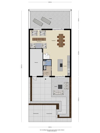 Floorplan - Krijthehof 32, 6709 TZ Wageningen