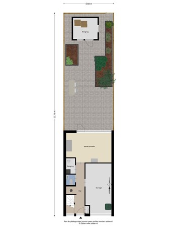 Floorplan - Zwarteweg 37, 3911 AP Rhenen